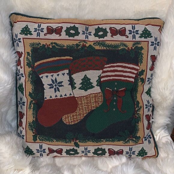 Vintage Stocking Pillow  - Picture 1 of 7